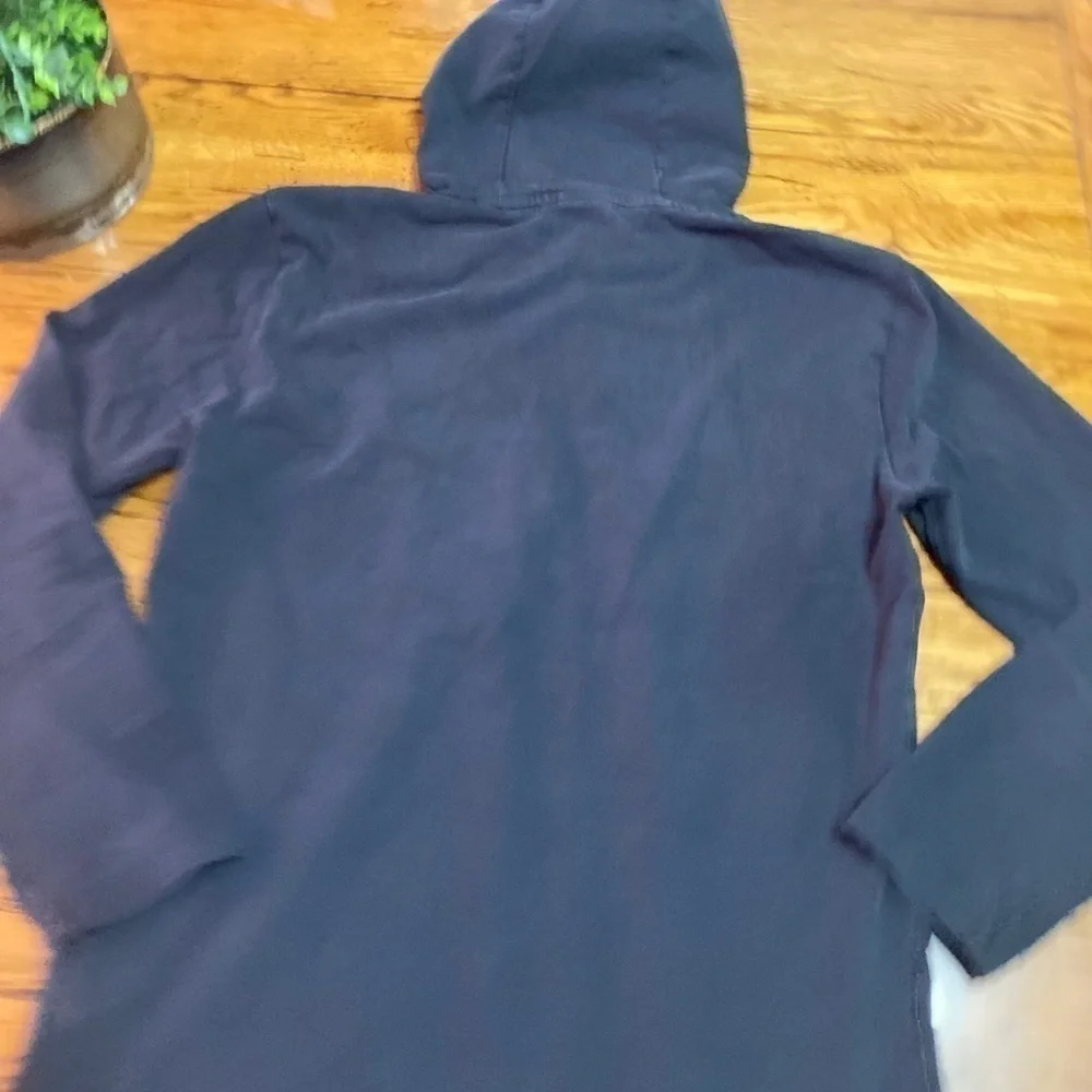 𝅺NIKE Thin  Pullover Hoodie Sweatshirt Black Medium